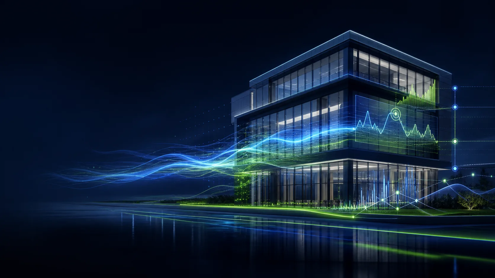 Connected operational data and analytics supporting an enterprise Digital Twin.